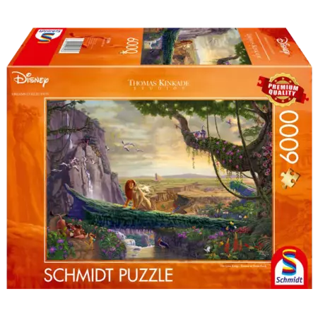 Puzzle Disney - Schmidt - Puzzle 6000 pièces - Le Roi Lion, retour au rocher des Lions