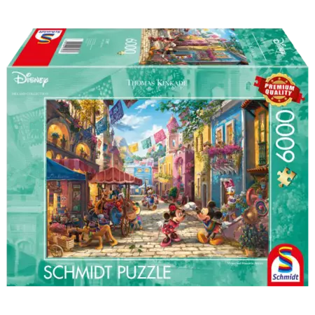 Puzzle Disney - Schmidt - Puzzle 6000 pièces - Mickey et Minnie à Mexico