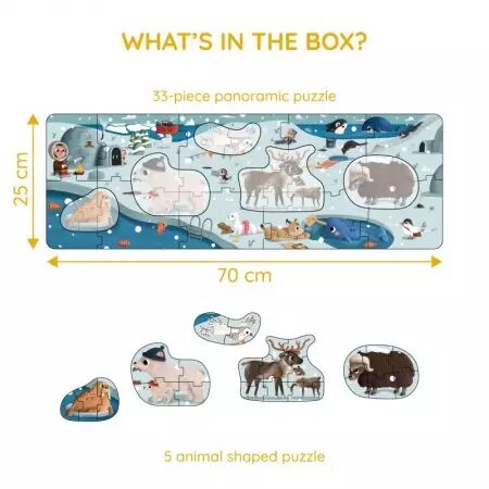 Puzzle Evolutif : Une Journ&eacute;e dans l\'Arctique - Moritoys