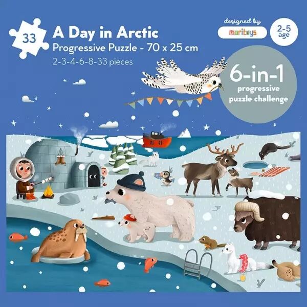 Puzzle Evolutif : Une Journ�e dans l\'Arctique - Moritoys