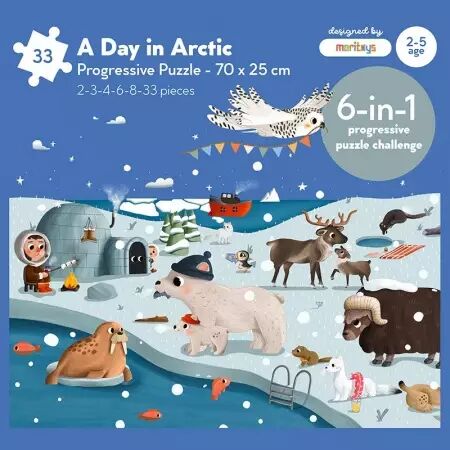 Puzzle Evolutif : Une Journ&eacute;e dans l\'Arctique - Moritoys