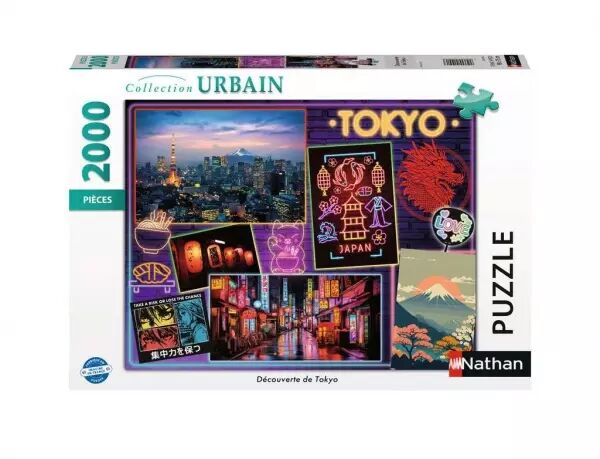 Puzzle Nathan - D�couverte de Tokyo - 2000p. 