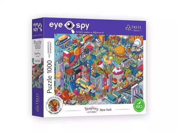 Puzzle prime  - 1000 pi�ces - Imaginary Cities - New-York