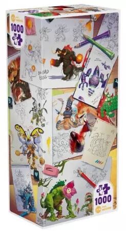 Puzzle Universe - 1000 pièces - King of Tokyo - Making of Monsters