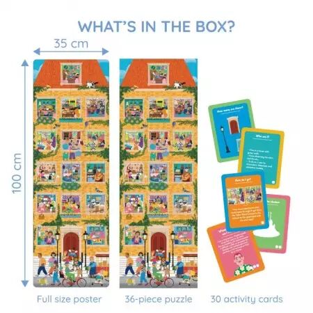 Puzzle XXL : Conna&icirc;tre mes Voisins - Moritoys
