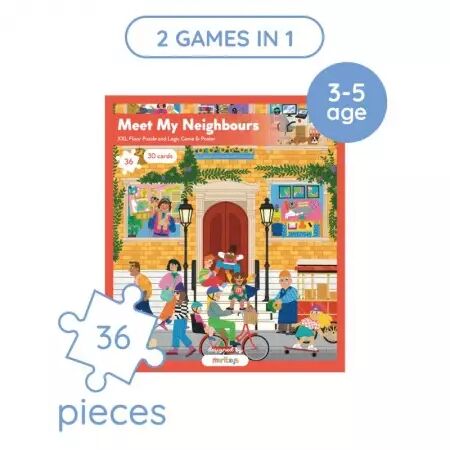Puzzle XXL : Conna&icirc;tre mes Voisins - Moritoys