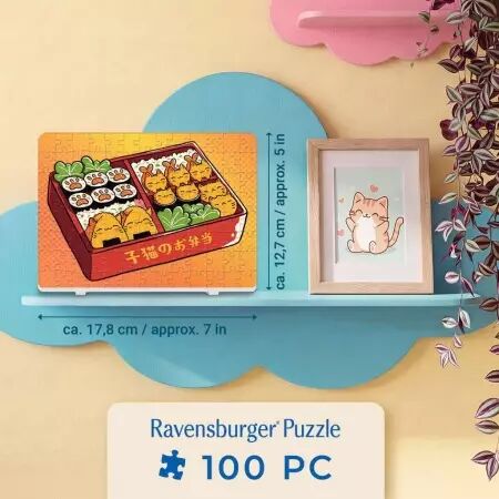 Puzzles Adultes 100 pi&egrave;ces - Bento kawaii - Ravensburger
