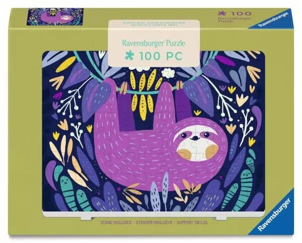 Puzzles Adultes 100 pi�ces - Paresseux violet - Ravensburger