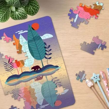 Puzzles Adultes 100 pi&egrave;ces - Pause nature - Ravensburger