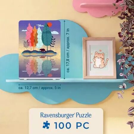 Puzzles Adultes 100 pi&egrave;ces - Pause nature - Ravensburger