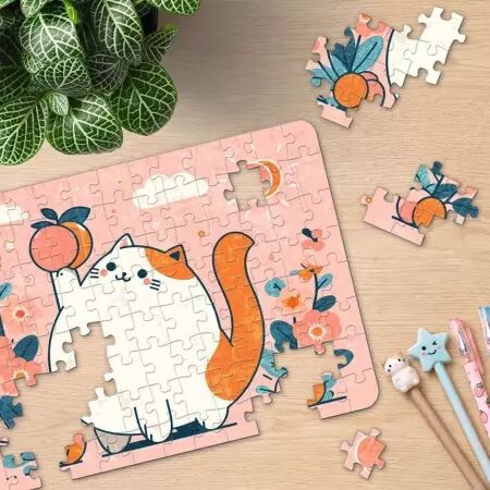 Puzzles Adultes 100 pi&egrave;ces - Saveur p&ecirc;che - Ravensburger