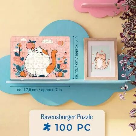 Puzzles Adultes 100 pi&egrave;ces - Saveur p&ecirc;che - Ravensburger
