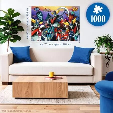 Puzzles Adultes 1000 pi&egrave;ces - L\'univers de Goldorak - Ravensburger