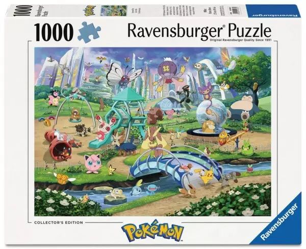 Puzzles Adultes 1000 pi�ces - Pok�mon - �voli dans le parc - Ravensburger