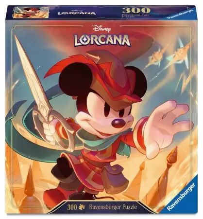 Puzzles Adultes 300 pi&egrave;ces - Disney Lorcana JCC - Mickey Mouse - Brave petit tailleur - Ravensburger