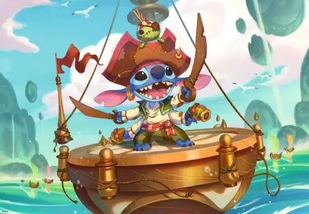 Puzzles Adultes 300 pi&egrave;ces - Disney Lorcana JCC - Stitch - Boucanier alien - Ravensburger
