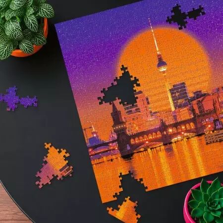 Puzzles Adultes 500 pi&egrave;ces - Neon : Berlin - Ravensburger