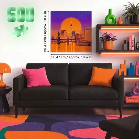 Puzzles Adultes 500 pi&egrave;ces - Neon : Berlin - Ravensburger