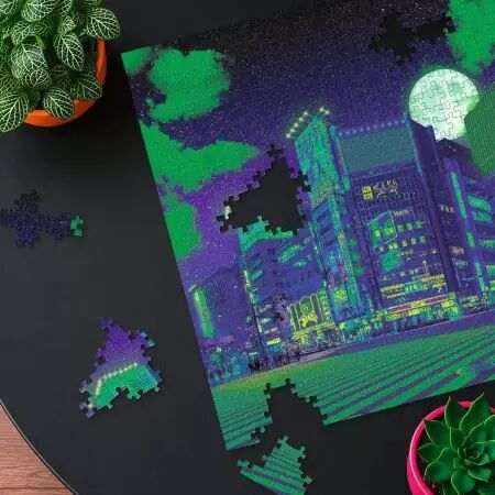 Puzzles Adultes 500 pi&egrave;ces - Neon : Tokyo - Ravensburger
