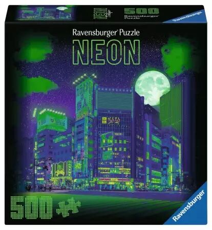 Puzzles Adultes 500 pi&egrave;ces - Neon : Tokyo - Ravensburger