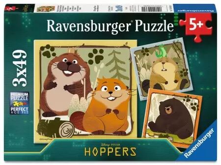 Puzzles Enfants 3x49 pi&egrave;ces - Les aventures de Mabel - Ravensburger