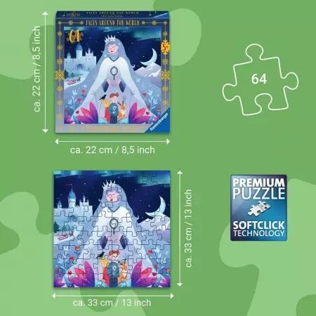 Puzzles Enfants 64 pi&egrave;ces - La Reine des neiges - Ravensburger