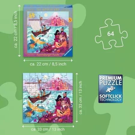 Puzzles Enfants 64 pi&egrave;ces - Momotarō, l�enfant p&ecirc;che - Ravensburger