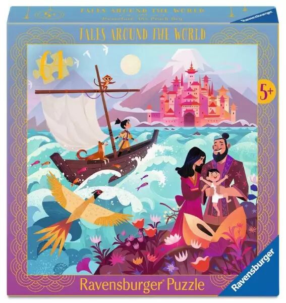 Puzzles Enfants 64 pi�ces - Momotarō, l�enfant p�che - Ravensburger