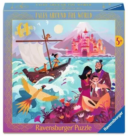 Puzzles Enfants 64 pi&egrave;ces - Momotarō, l�enfant p&ecirc;che - Ravensburger