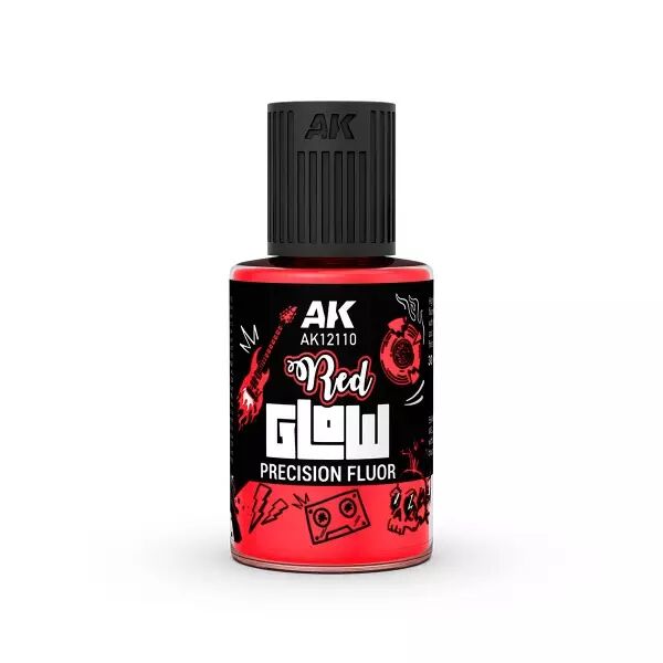 Red Glow Base -Glow Fluor 30Ml - Ak Interactive
