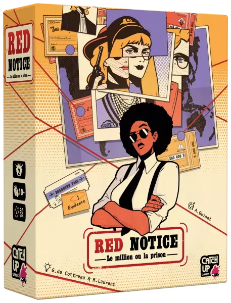 Red Notice : Le million ou la prison - Gautier de Cottreau et Baptiste Laurent - Catch Up Games