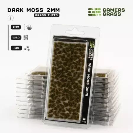 Regular Tuft : Dark Moss 2mm - Gamers Grass