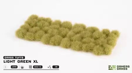 Regular Tuft : Light Green XL 12mm - Gamers Grass