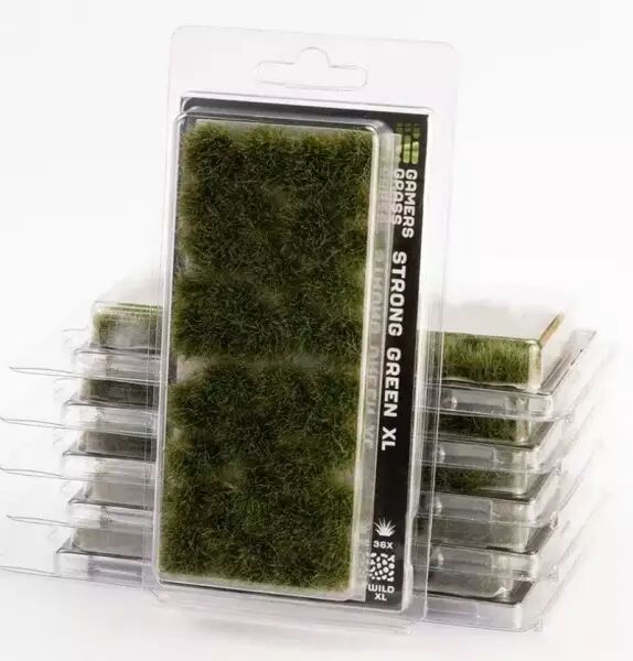 Regular Tuft : Strong Green XL 12mm - Gamers Grass