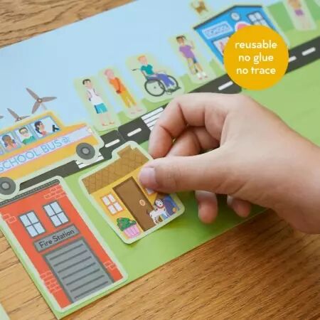 Reusable Sticker Set: My City - Moritoys