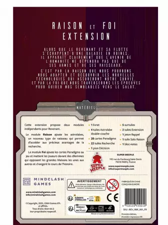 Revenant Extension Raison et Foi - Super Meeple