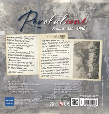 R&eacute;volutions! France 1820-1880 (FR/EN) -  	Fellowship of Simulations