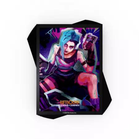 Riftbound - Set 1 : Jinx Art Sleeves (100 Sleeves)