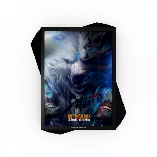 Riftbound - Set 1 : Volibear Art Sleeves (100 Sleeves)