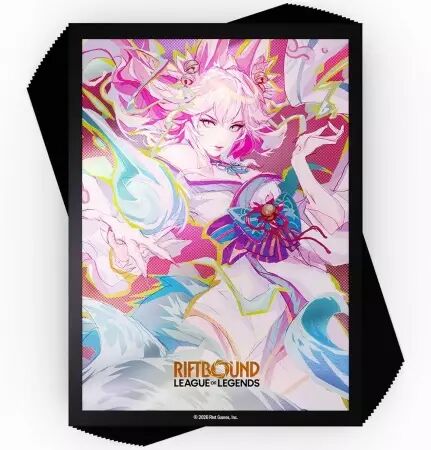 Riftbound - Set 2 : Spiritforged : Ahri Art Sleeves (100 Sleeves)