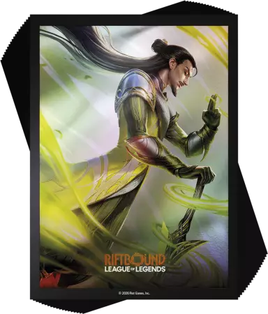 Riftbound - Set 3 : Unleashed : Ma&icirc;tre Yi Art Sleeves (100 Sleeves)