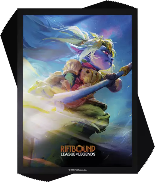 Riftbound - Set 3 : Unleashed : Poppy Art Sleeves (100 Sleeves)