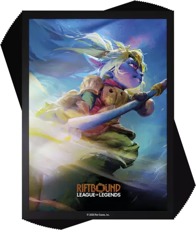 Riftbound - Set 3 : Unleashed : Poppy Art Sleeves (100 Sleeves)