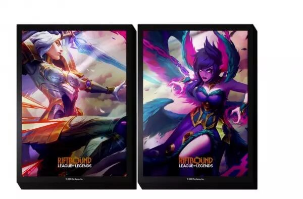 Riftbound - Set 4 : Vendetta : Kayle Morgana Art Sleeves (100 Sleeves)