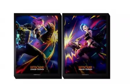 Riftbound - Set 4 : Vendetta : Vi Jinx Art Sleeves (100 Sleeves)