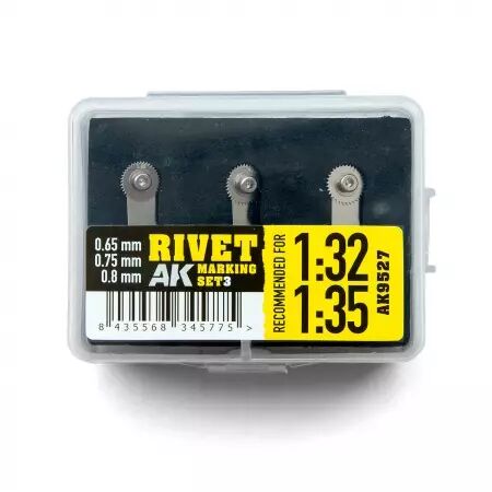 Rivet Marking Set 3 AK Interactive (1/32 & 1/35) - Outillage - Ak Interactive