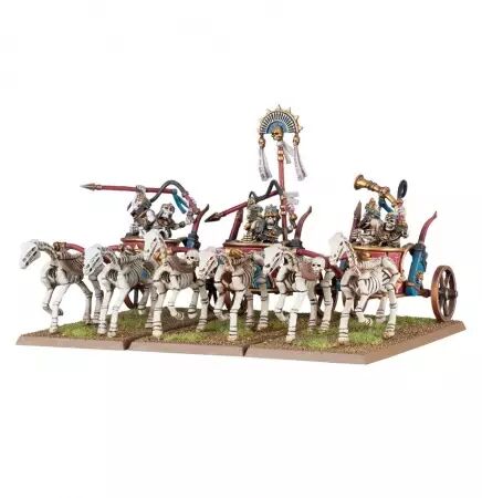 Roi des Tombes de Khemri - Chars Squelettes (Skeleton Chariots) - Warhammer the Old World - Games Workshop