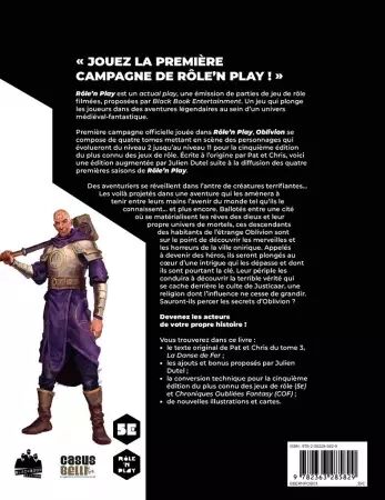 Rôle\'n Play : Oblivion 3 - La Danse de fer - Black Book Editions