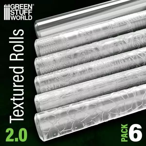Rouleaux textur�s - PACKx6 v2.0 - Green Stuff World