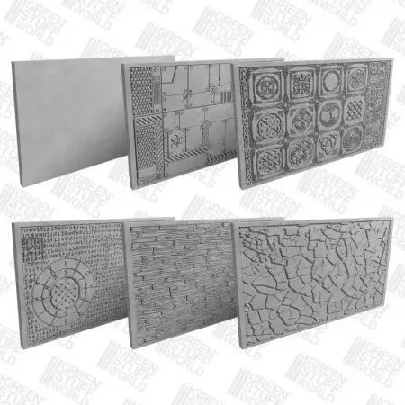 Rouleaux texturés - PACKx6 v2.0 - Green Stuff World